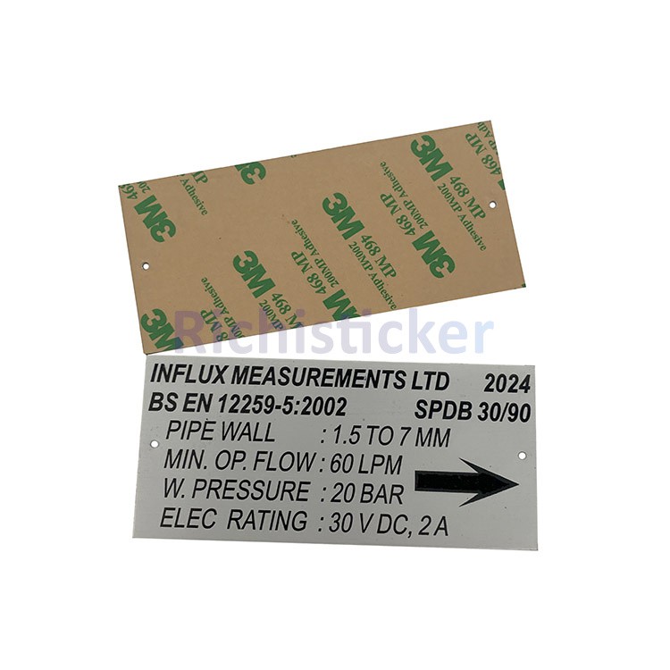 Etched aluminium nameplates 2 Etched aluminium nameplates 2