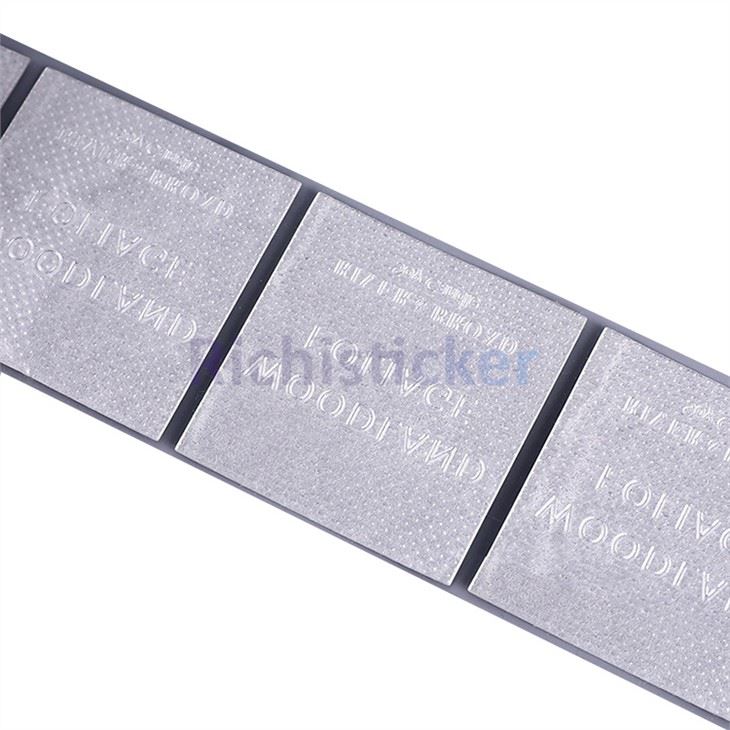 Metal Foil Embossed Wine Bottle Labels