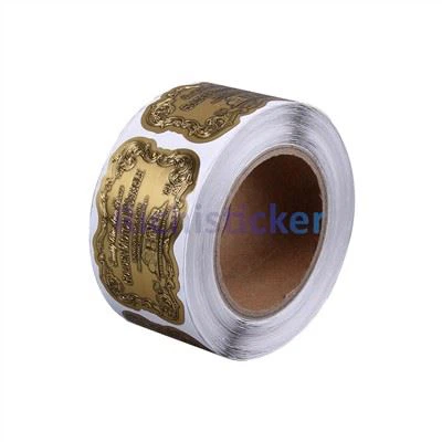 Etiquetas de vino auto adhesivo de la botella de vino vintage