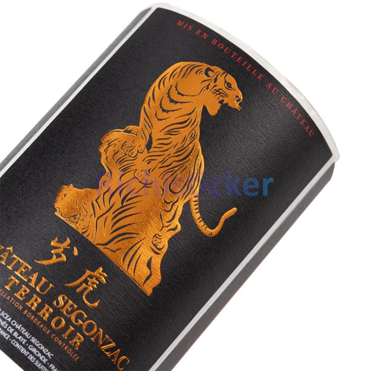 Bronzing Self-Adhesive Wine Labels